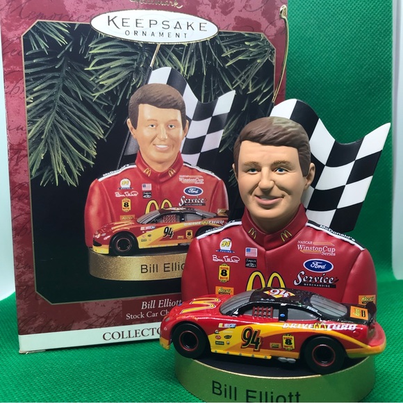Hallmark Keepsake Ornament - 1999 - Bill Elliot - Stock Car Champions Series - Picture 9 of 14